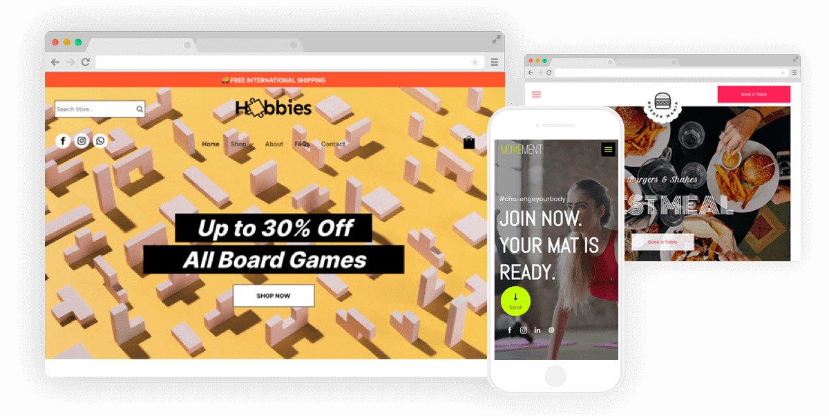 Build your own website by yourself using templates Build your own website by yourself using templates
